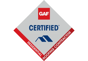 GAF certified contractor mark provided by Higher Roof Solutions
